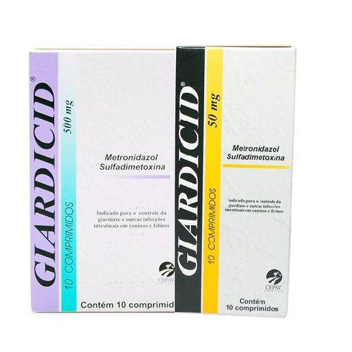 Giardicid 50mg 10cp
