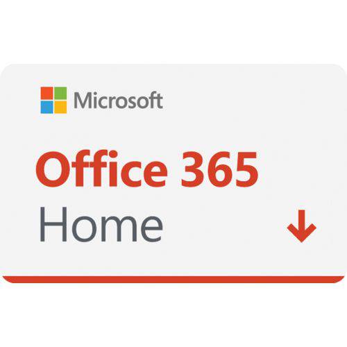 Gift Card Digital Microsoft Office 365 Home com 1TB HD Virtual 12 Meses