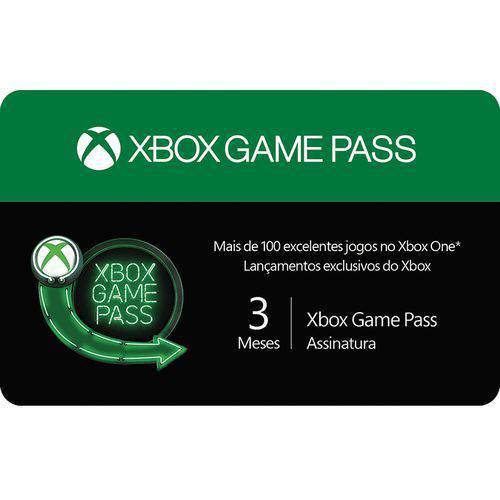 Gift Card Digital Xbox Game Pass 3 Meses