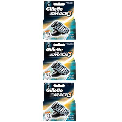 Gillette Mach3 Carga Regular C/2 (kit C/03)