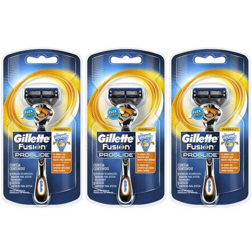 Gillette Proglide Aparelho de Barbear C/1 (kit C/03)