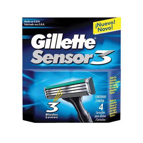 Gillette Sensor 3 Carga C/4