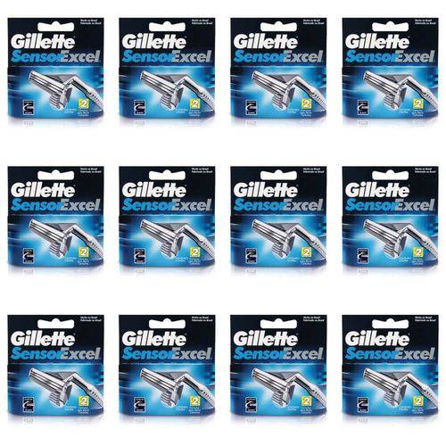 Gillette Sensor Excel Carga C/2 (kit C/12)