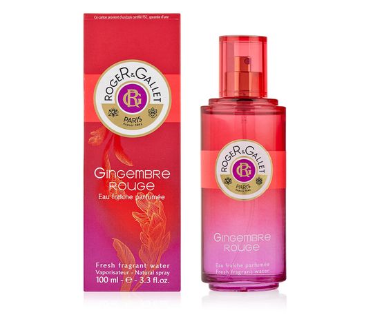 Gingembre Rouge Eau Fraiche Parfumee de Roger Gallet 100 Ml