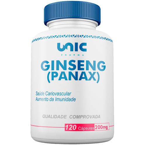 Ginseng (panax) 200mg 120 Cáps Unicpharma