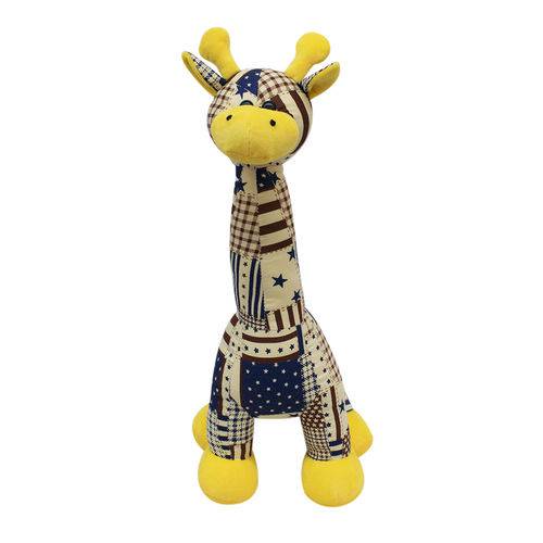 Girafa de Pano América de Pé 48cm - Pelúcia