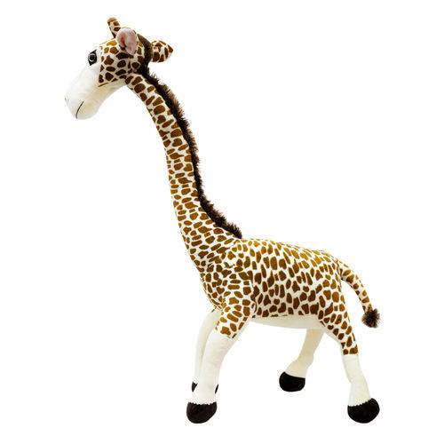 Girafa de Pé com Pescoço Dobrável 88cm - Pelúcia
