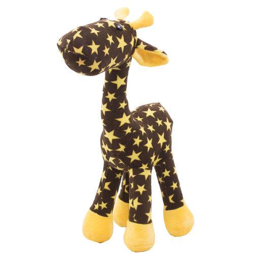 Girafa Marrom Estrelas 32cm - Pelúcia