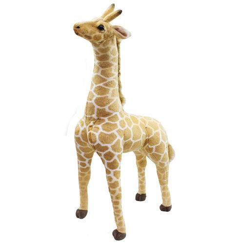 Girafa Realista em Pé 90cm - Pelúcia