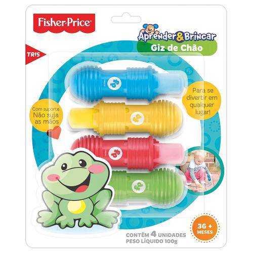 Giz Chao com Suporte Fisher Price 4 Cores 679976 Summit Blister
