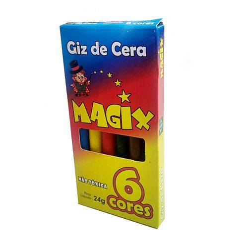 Giz de Cera 6 Cores 24 G MAGIX