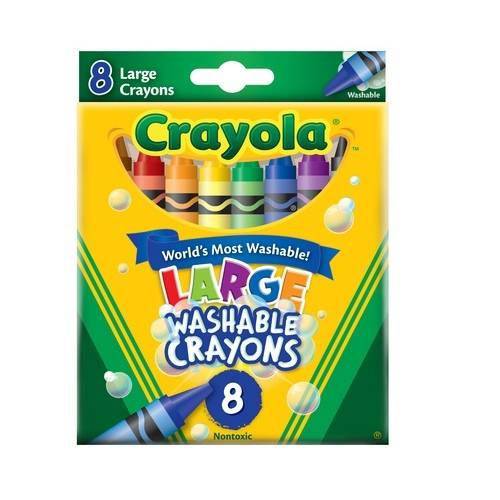 Giz de Cera Grande Lavavel Crayola 8 Cores 52-3280n