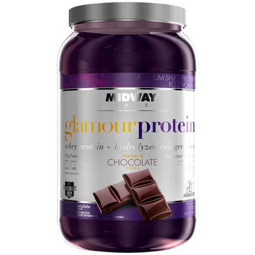 Glamour Protein 900 G Sabor Chocolate Midway
