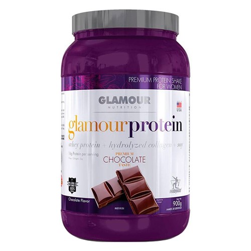 Glamour Whey Protein Midway Sabor Chocolate com 900g