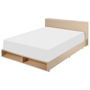 Glide Cama Queen C/cabeceira C/baú 158 Natural Washed