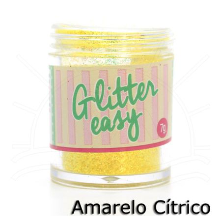 Glitter Easy 7g Amarelo Cítrico