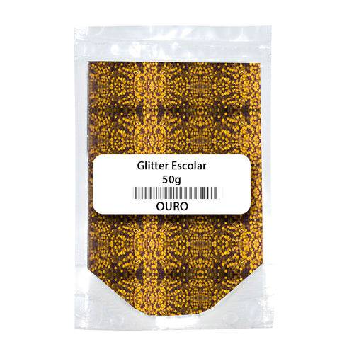 Glitter Escolar 015 – Ouro 50
