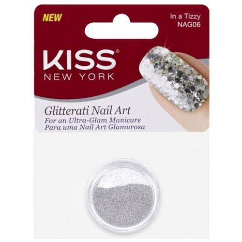 Glitter Kiss New York Decoração de Unhas Tizzy NAG06