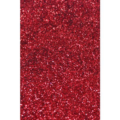 Glitter Vermelho - Pacote com 500g