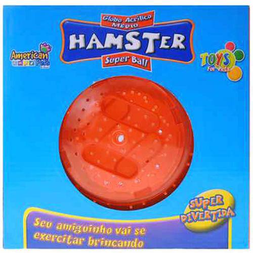 Globo de Exercício Amercan Pets para Hamster Vermelho - Pequeno