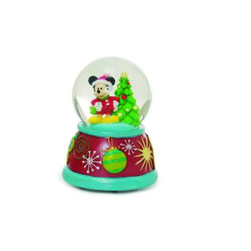 Globo de Neve Vidro Mickey Decoração Natal Colorido