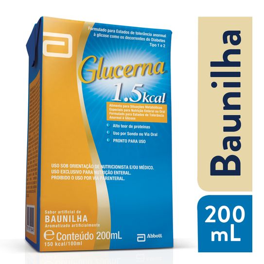 Glucerna 1.5 Kcal Baunilha Liquido 200ml