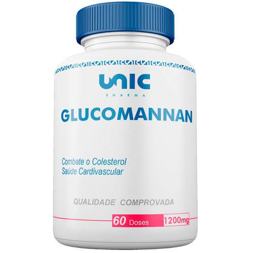 Glucomannan 1200mg 60 Cáps Unicpharma