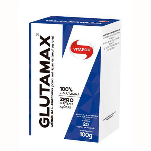 Glutamax - L-glutamina - Vitafor - 100g (sachês)