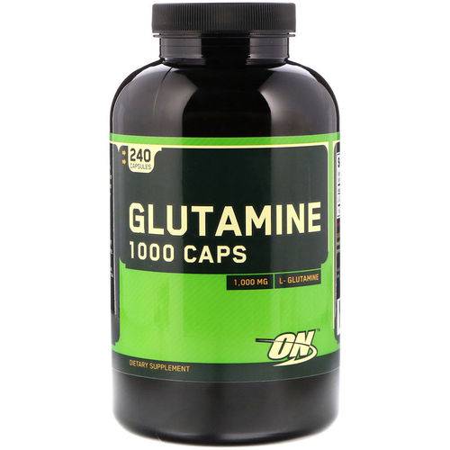 Glutamina Optimum Nutrition 1000mg 240 Cápsulas