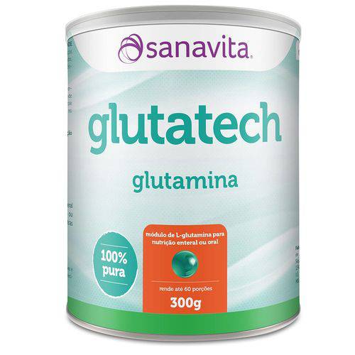 Glutatech (glutamina) Sanavita 100% Pura - 300g
