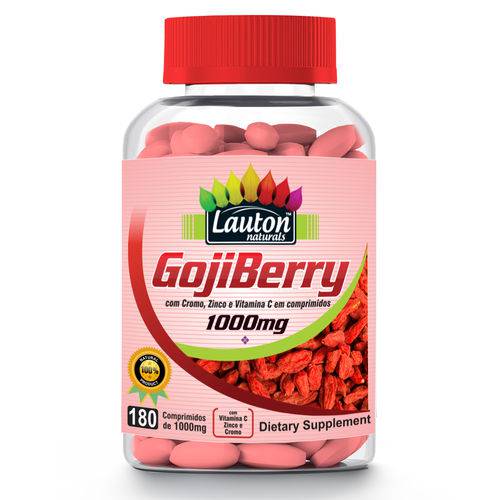 Goji Berry 1000mg 180 Tabs Vegano - Lauton Nutrition