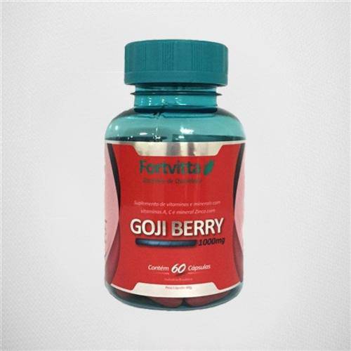 Goji Berry 1000mg (60 Cápsulas) - Fortvitta