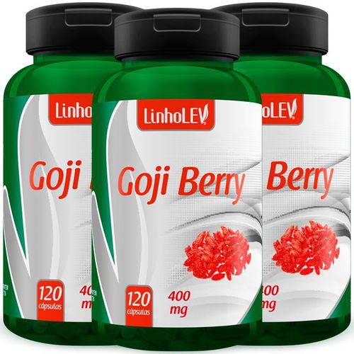 Goji Berry 3 Frascos 360 Cápsulas Premium Slim