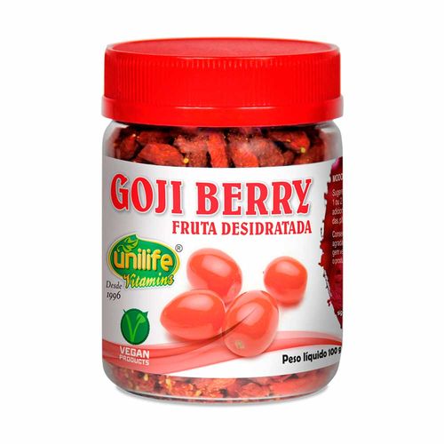 Goji Berry Fruta Desidratada - Unilife - 100g