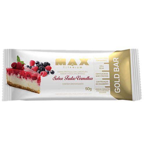 Gold Bar 50g Frutas Vermelhas - Max Titanium