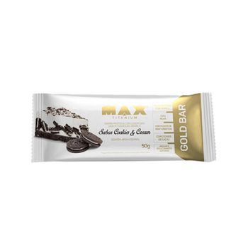 Gold Bar 50g - Max Titanium Sabor:Cookies & Cream