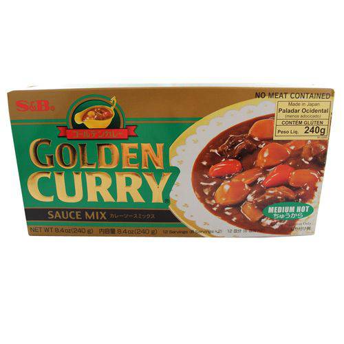 Golden Curry Chukara Medium Hot Sauce Mix - S&b 220g