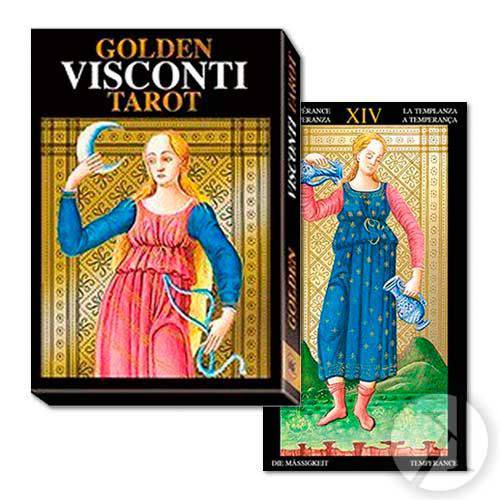 Golden Visconti Tarot - Arcanos Maiores