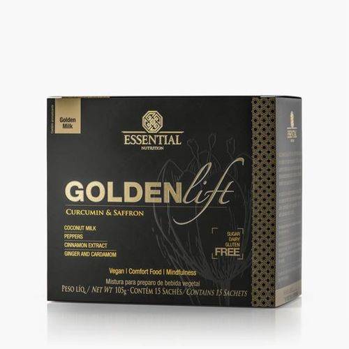 Goldenlift 15 Sachês Curcumin e Saffron Vegano - Essential