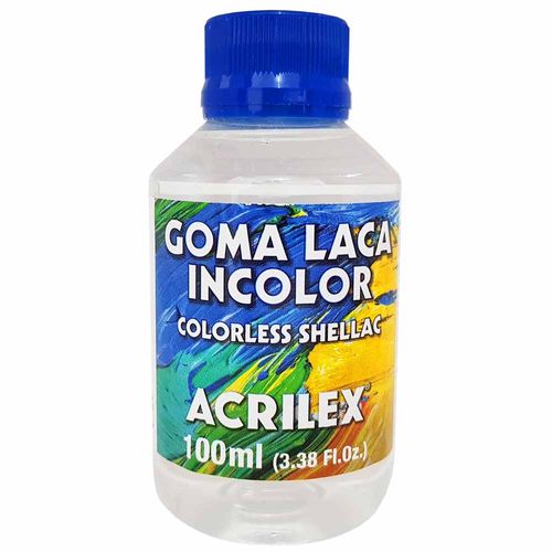 Goma Laca Incolor 100ml Acrilex 901665