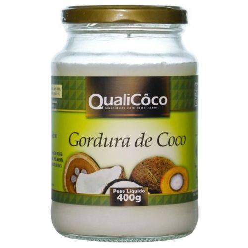 Gordura de Coco - Qualicôco - Pote com 400g