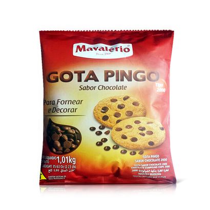 Gota Pingo Sabor Chocolate 1kg Mavalério