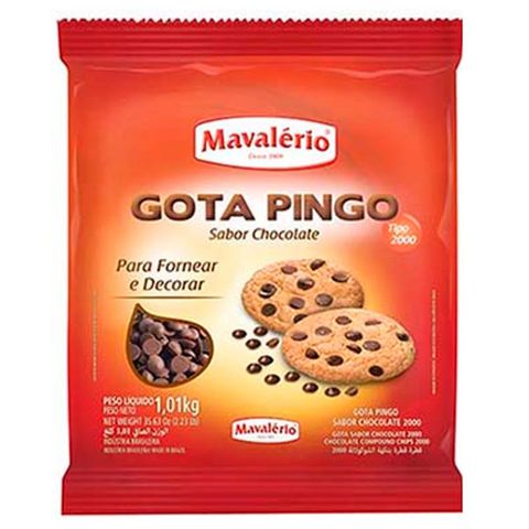 Gota Pingo Sabor Chocolate Tipo 2000 1,01kg - Mavalerio