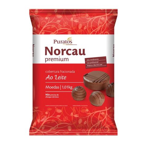 Gotas de Chocolate Premium ao Leite 1,01g - Norcau