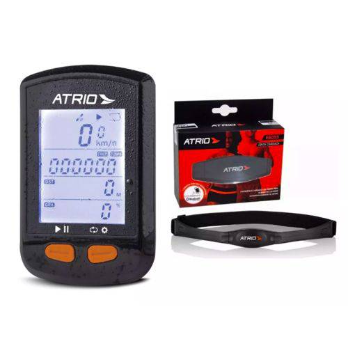 Gps Atrio Steel Bi132 Bluetooth Cadencia + Cinta Cardíaca Atrio Es055
