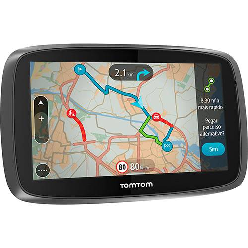GPS Automotivo Tomtom Go 500 Tela 5" Bluetooth com Trânsito Tempo Real