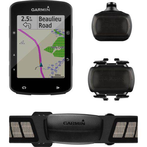 Gps Ciclistico Garmin Edge 520 Plus Bundle + Sensores + Cinta Cardíaca
