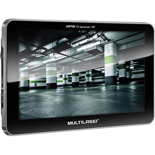 Gps Multilaser Tracker Iii Câmera de Ré Tv Digital Fm Tela Touch Screen de 7.0" - Gp039 - Preto