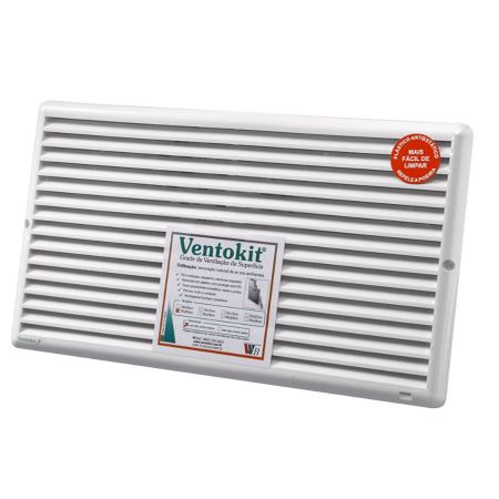 Grade de Ventilação Retangular 44CM X 24CM - Ventokit Ventokit