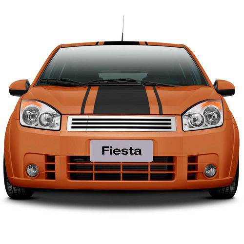 Grade Ford Fiesta 2008/2010 Filetes Sem Logotipo